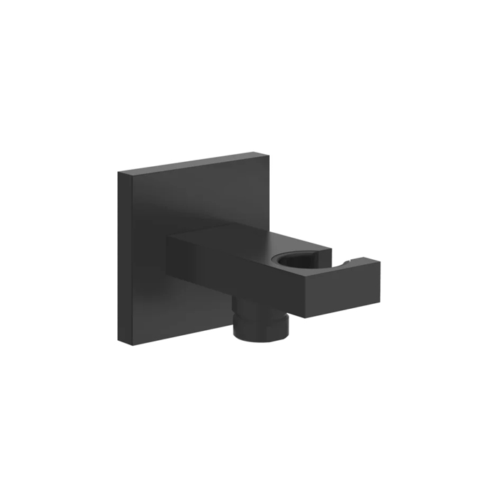 Gessi Rettangolo Вывод воды с держателем для душевой лейки, цвет: Black XL