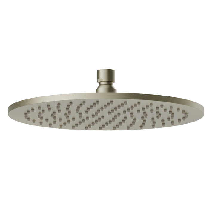 Newform Head Showers Верхний душ 25см, настенный/потолочный, h=8мм, цвет: PVD brushed pale gold