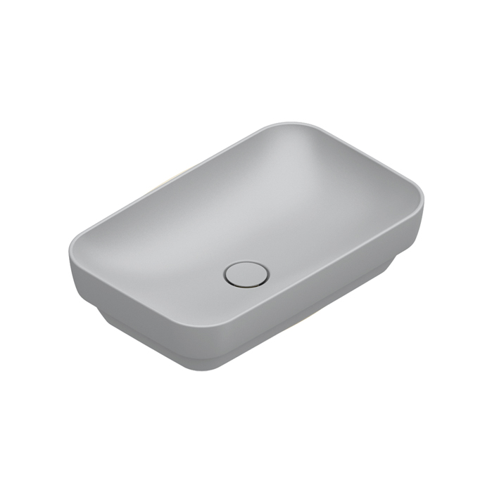 Catalano Green Раковина 60x38см, встраиваемая, без отв., цвет: Cemento Satinato