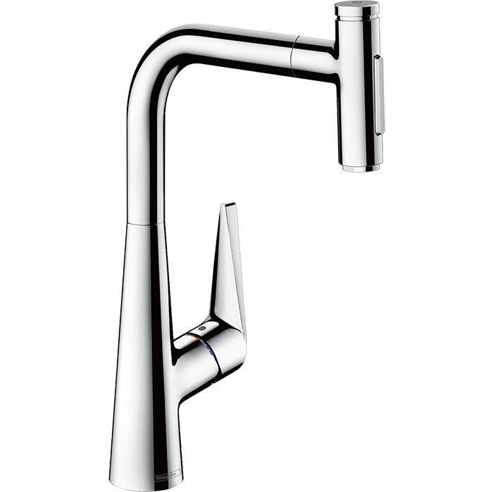 Hansgrohe Talis Select M51 Смеситель для кухни, на 1 отв., с выдвижной лейкой, цвет: хром