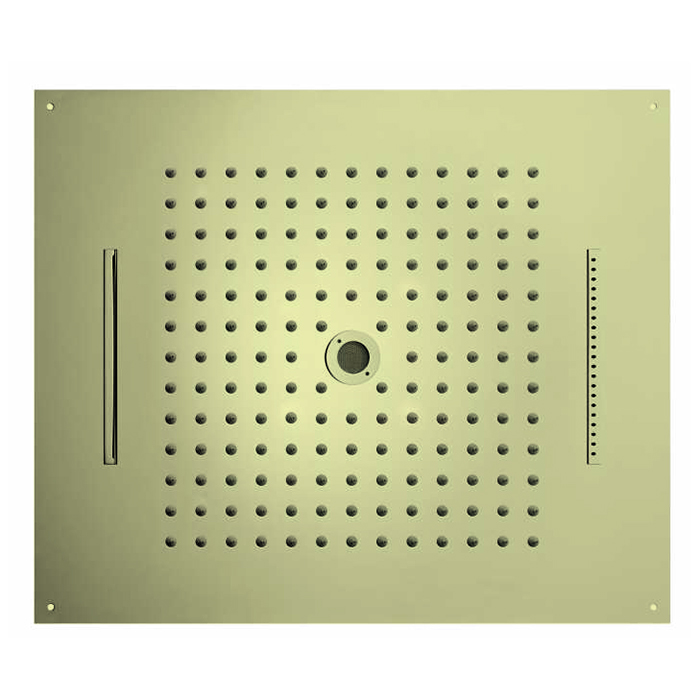 BOSSINI  DREAM/4 Верхний душ 570 x 470 mm, 4 режима (дождь, каскад, водопад моноструя), цвет: золото