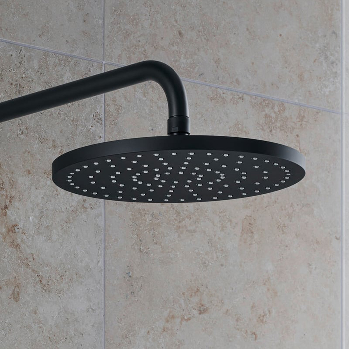Duravit Shower Верхний душ Ø25см., 1 режим, настенный/потолочный, цвет: черный матовый