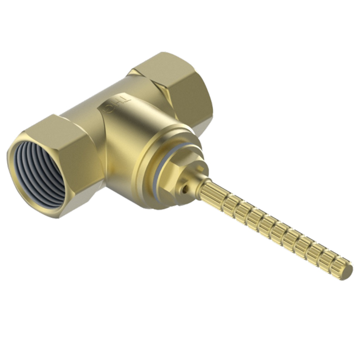 THG General items Встраиваемая часть вентиля 1/2" на хол. воду, закр. влево, цвет: золото