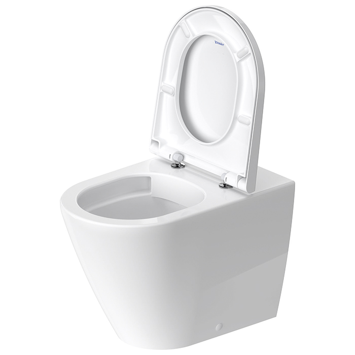 Duravit D-Neo Унитаз 37х58х40см., напольный, безободковый, слив в стену, цвет: белый