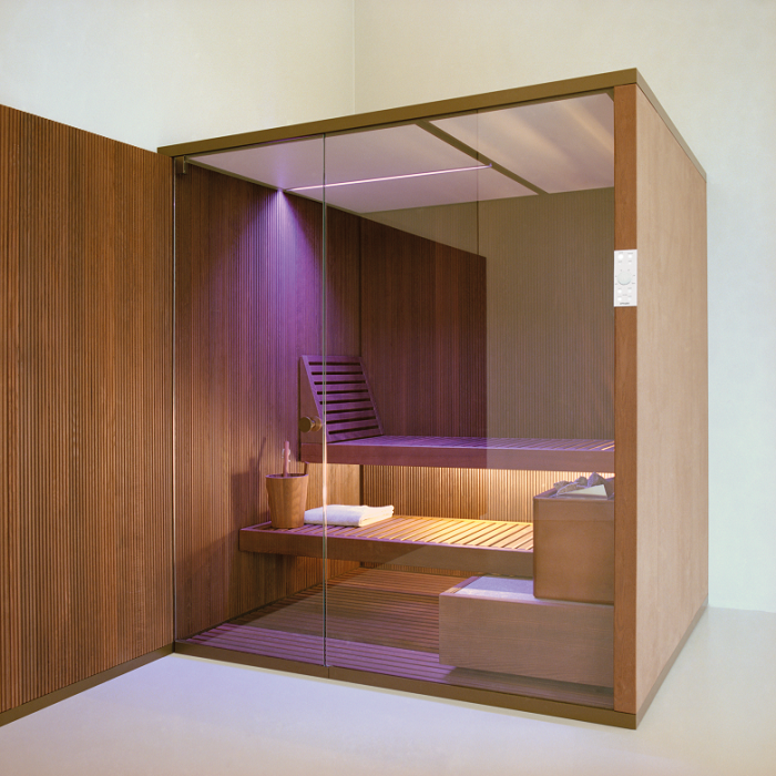 Effegibi BodyLove S Сауна 200x176x220см, в нишу, цвет: канадский хемлок