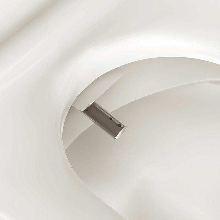 Artceram Hype Унитаз-биде 38х59см., подвесной, безободковый, saniglaze, soft-close, с пультом управления, цвет: белый