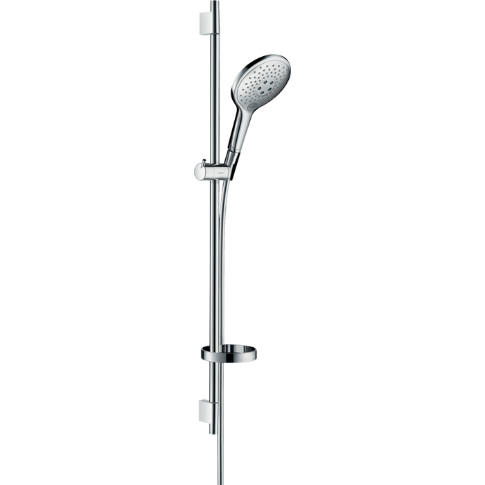 Hansgrohe Raindance Select S Душевой комплект: душевая штанга, ручной душ, мыльница, гибкий шланг, цвет: хром