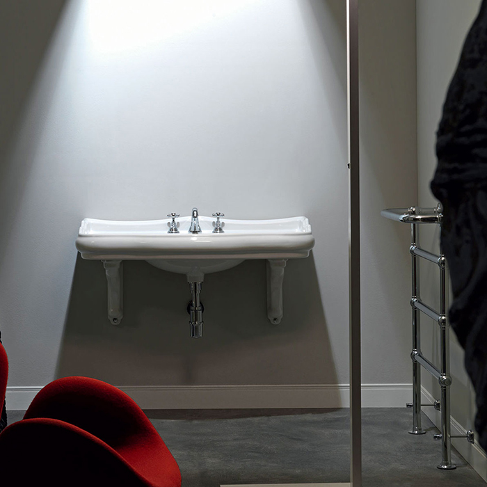 Kerasan Retro Раковина подвесная 100x54.5см, 3 отв., цвет: белый