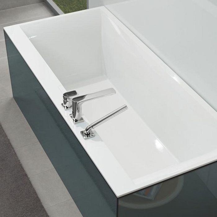 Villeroy&Boch Squaro Ванна встраиваемая, 180х80х45см., прямоугольная, цвет: белый