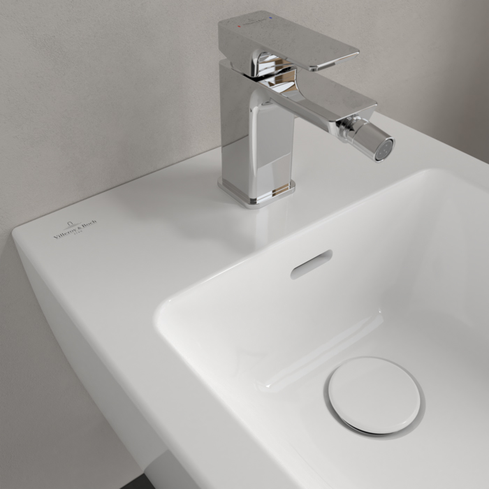 Villeroy&Boch Subway 3.0 Биде подвесное 37.5х56х27см., с 1 отв., цвет: альпийский белый