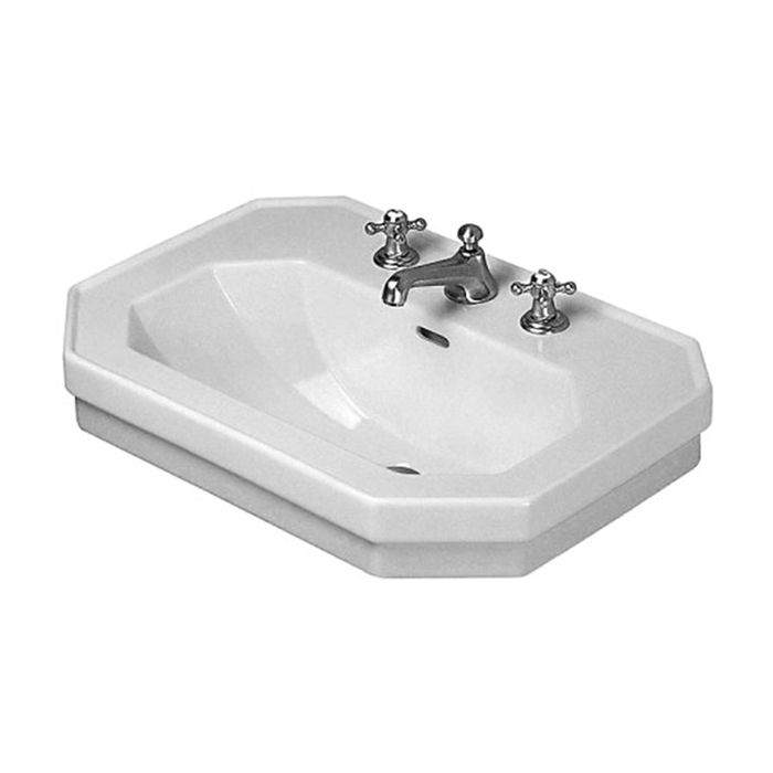 Duravit 1930 Раковина 70х50х20.5 см, 3 отв., цвет: белый