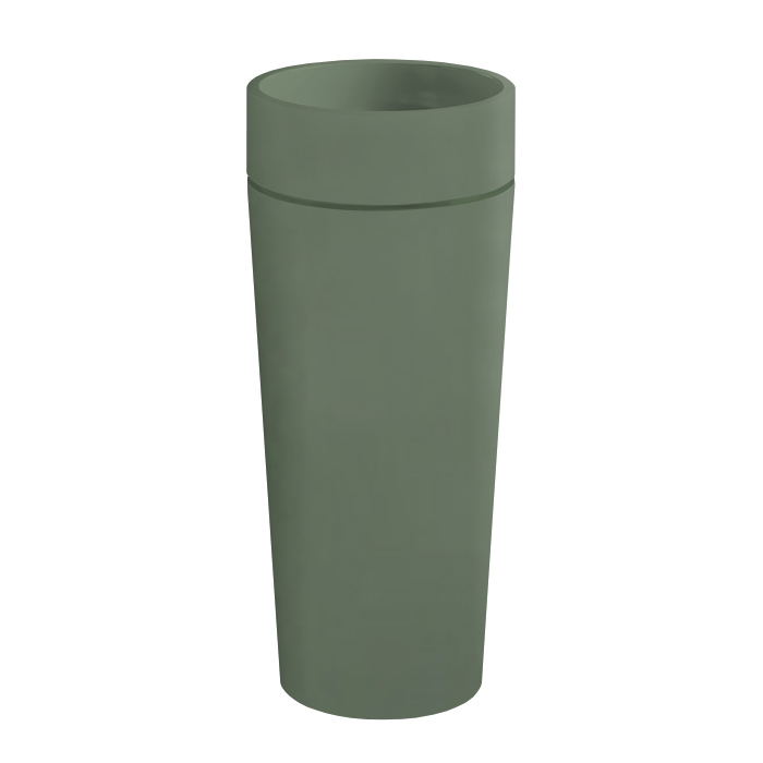 Kerasan Oke Раковина напольная, слив в пол, цвет: verde matte