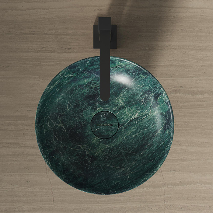 Dea Design Marble Venezia Раковина 50х50х85см., напольная, без отв., мрамор, цвет: Stone Green