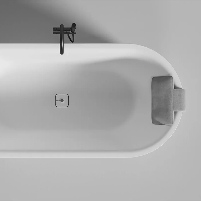 Salini Подушка для ванны 49.5x35.5x7cм , цвет: Grey