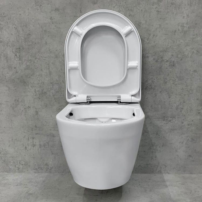 Duravit ME BY Starck Унитаз подвесной 48х37см., Compact Rimless, включая крепление Durafix, цвет: белый