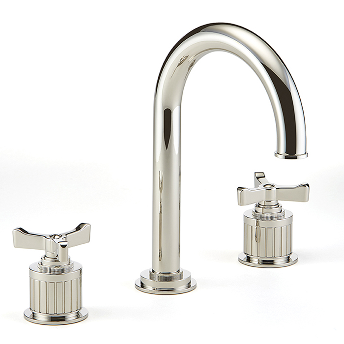 THG Hamptons Смеситель для раковины, 3 отв., цвет: хром