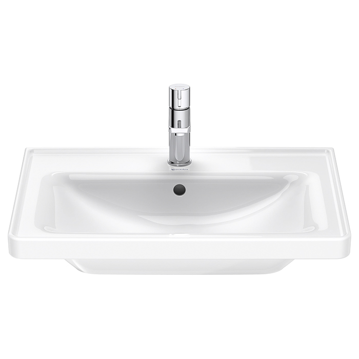 Duravit D-Neo Раковина 65х48см., накладная, с переливом, 1 отв., цвет: белый