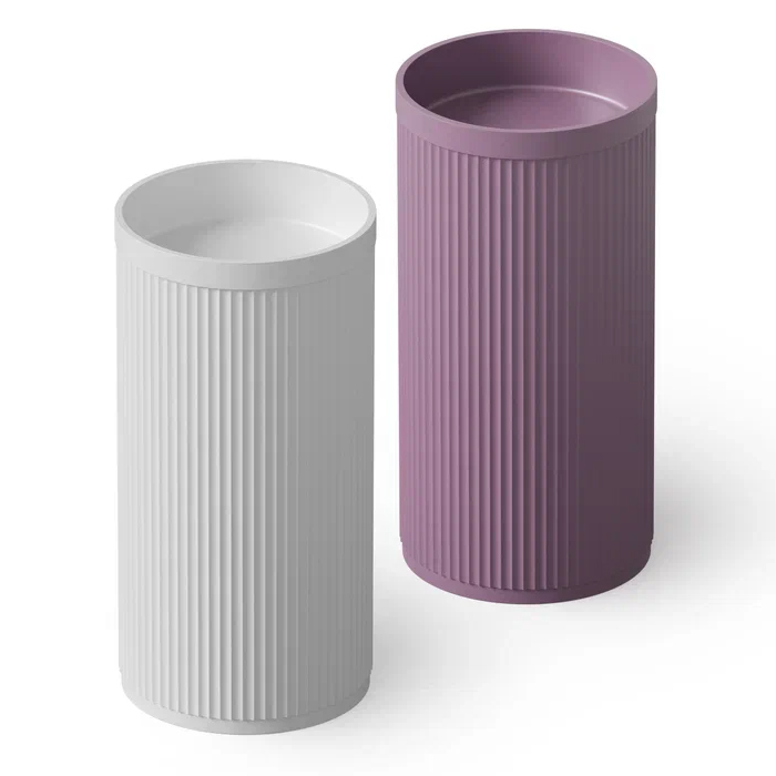 Dea Design Pedestal Basin Раковина 45х45х90см., напольная, без отв., Solid Surface, цвет: White №18