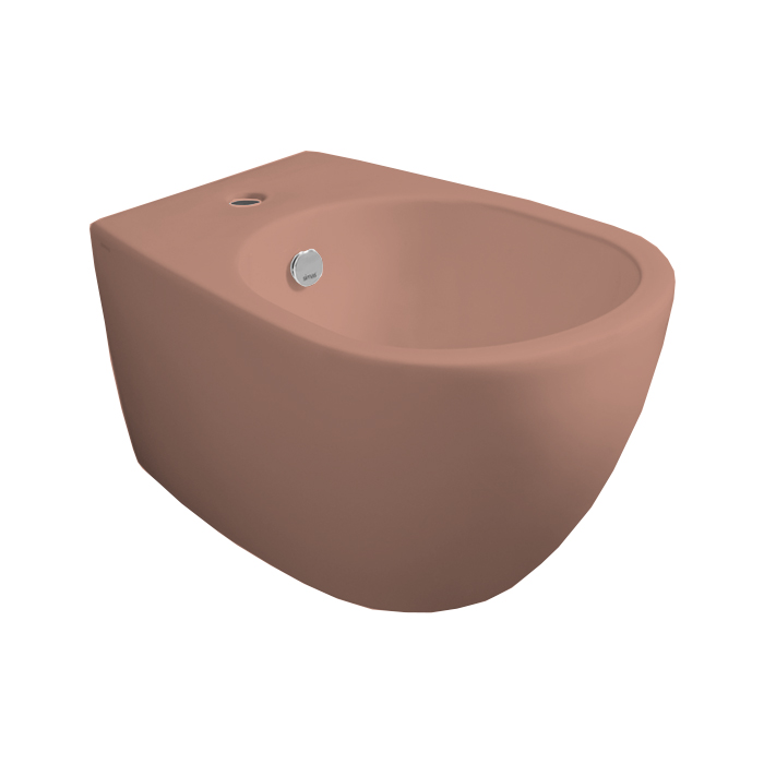 Simas Vignoni биде подвесное 56x36.5см, с 1 отв., цвет: caramello	