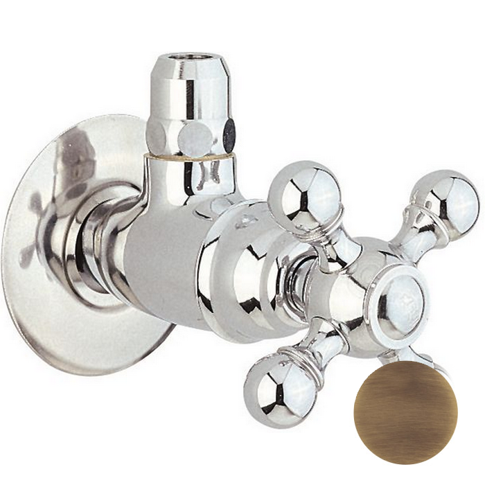 CISAL Угловой вентиль 1/2", цвет: бронза