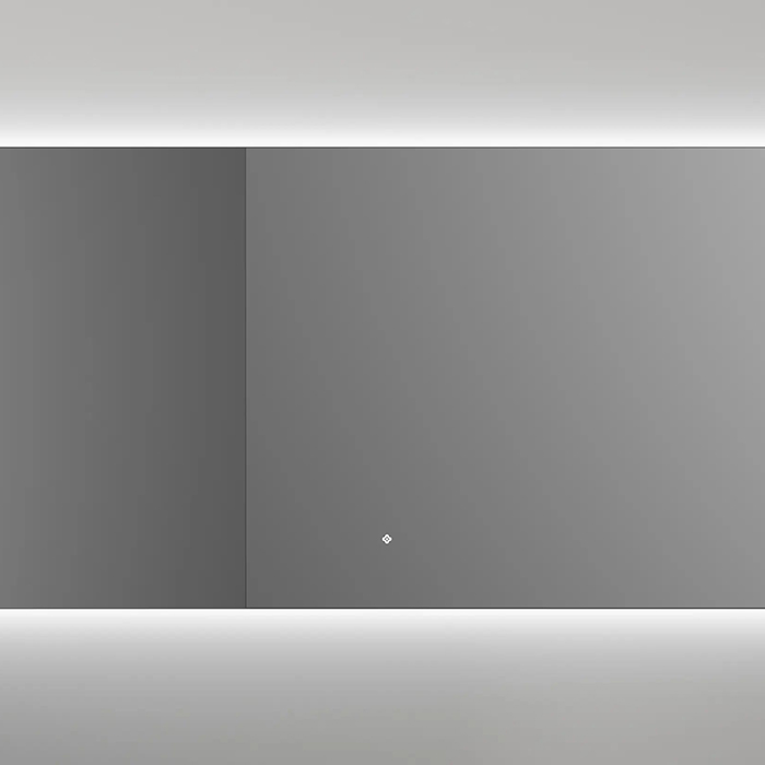 Salini Зеркало для ванны OMBRA 160х70х2.5см., с LED подсветкой, влагостойкое AGC Сrystalvision, сенс. выкл., крепления, обогрев, антизапот.