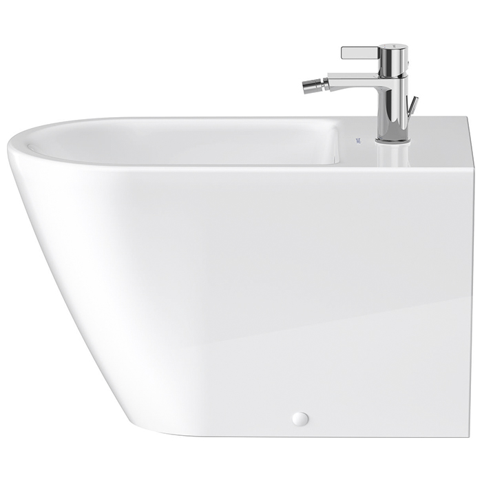 Duravit D-Neo Биде напольное 37x65х40 см, с переливом, с 1 отв., WonderGliss, цвет: белый