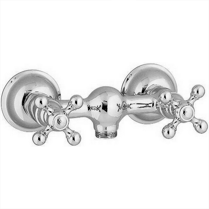 CISAL Arcana Смеситель двухвентильный настенный для душа, цвет: хром