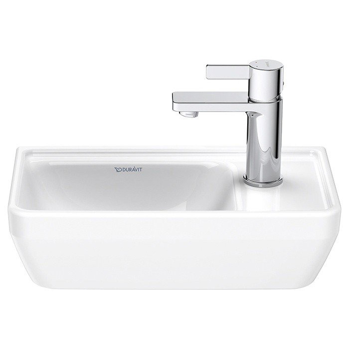Duravit D-Neo Раковина подвесная, 40см., без перелива, с 1 отв., dx, цвет: белый
