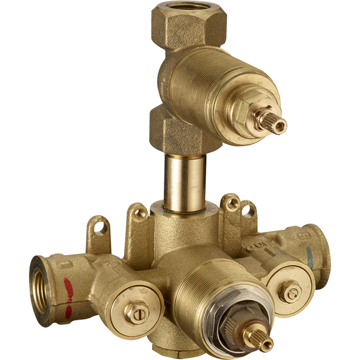 CISAL Встраиваемая часть термостатического смесителя 1/2" с запорным вентилем, ZA00930004