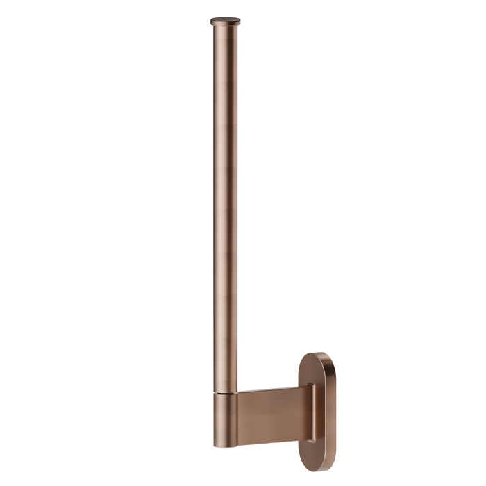Newform Accessori tondi Держатель запасных рулонов бумаги, подвесной, вертикальный, цвет: PVD brushed copper bronze