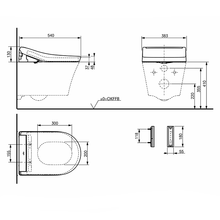 TOTO WASHLET RG Сиденье, с дистанционным управлением, для унитаза CW553EY/CW561, цвет: белый