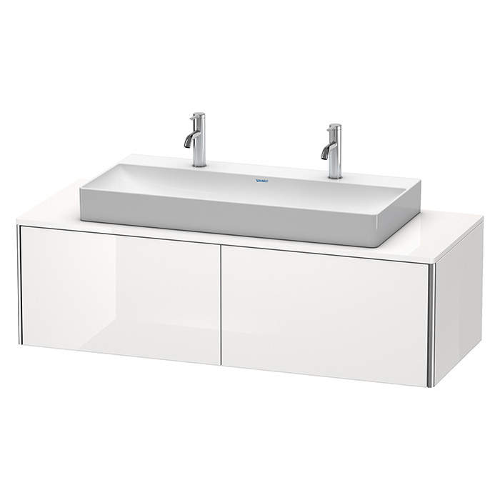 Duravit XSquare Тумба с раковиной 140х54.8х40см., подвесная, с 2 выдв ящик, цвет: белый глянцевый