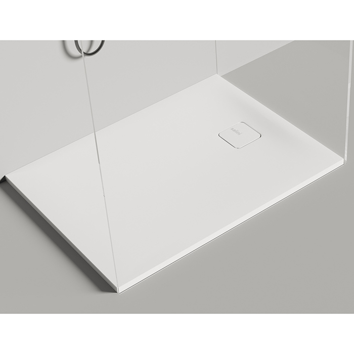 Salini Oasi Поддон 120х90х3cм, с сифоном, S-Stone, цвет: белый матовый