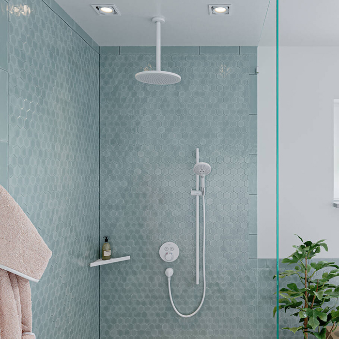 Hansgrohe Croma Верхний душ 28см., потолочный/настенный, цвет: белый матовый