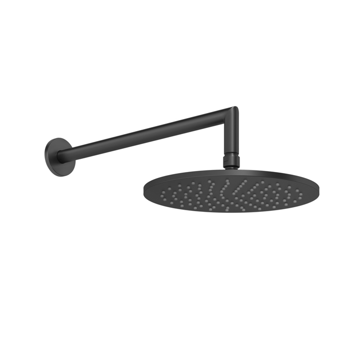 Gessi Anello Верхний душ 25см., с кронштейном, цвет: Black XL