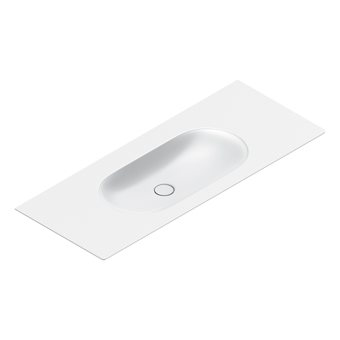 Catalano Sfera Раковина консоль 125x50см, без отв., цвет: белый матовый