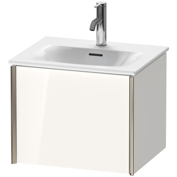 Duravit XViu Тумба подвесная 51x42х39.7см с раковиной, 1 выдвижное отделение, цвет: белый глянцевый