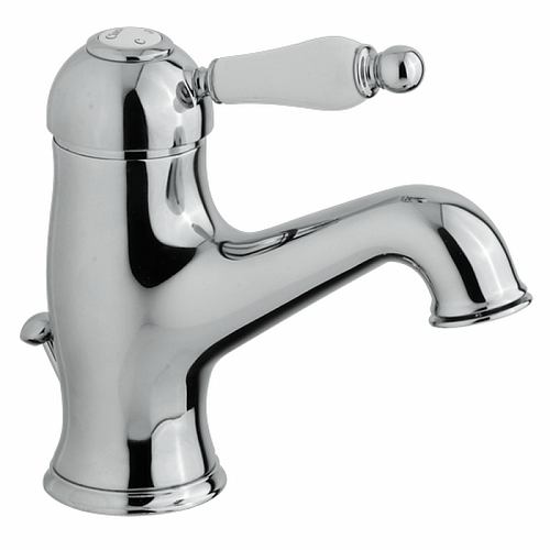 CISAL Arcana Empress Смеситель однорычажный для раковины на 1 отверстие с донным клапаном, цвет: хром 