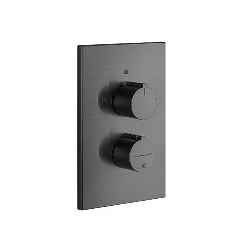 Gessi Emporio Via manzoni Смеситель для душа, встраиваемый, термостатический, на 1 позицию, цвет: Black XL