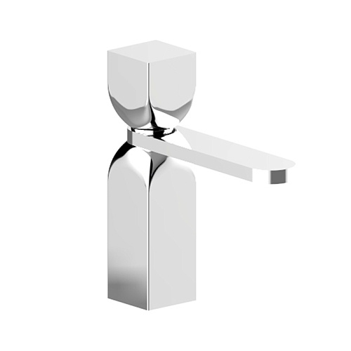 Cisal Hi-Rise Смеситель для раковины, на 1 отв., в комплекте с донным клапаном, цвет: хром