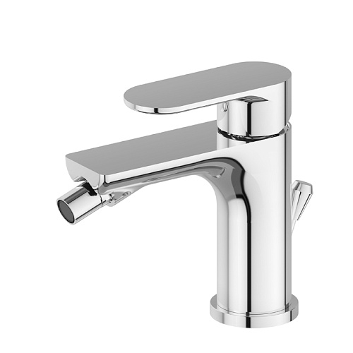 Newform Extro Смеситель для биде, 1 отв., с донным клапаном, цвет: хром