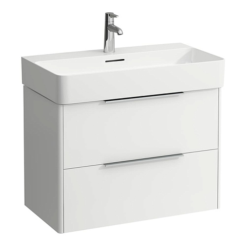 Laufen Base База с раковиной 73.5х39х53см., подвесная, с 2 ящиками, цвет: белый матовый