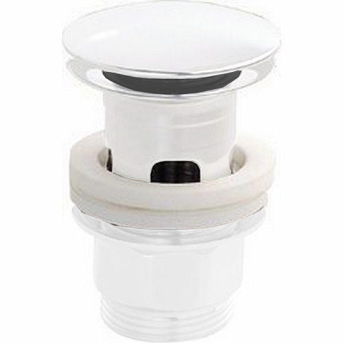 CISAL Донный клапан 1"1/4 для раковин, цвет: белый