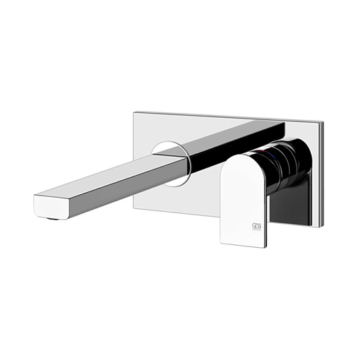 Gessi Emporio Via manzoni Смеситель для раковины, встраиваемый, излив: 14,8см., цвет: хром