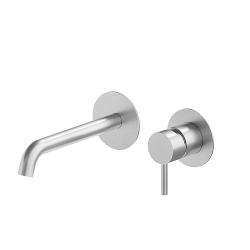 Newform X-Steel 316 Смеситель для раковины, встраиваемый, внешняя часть, цвет: нержавеющая сталь