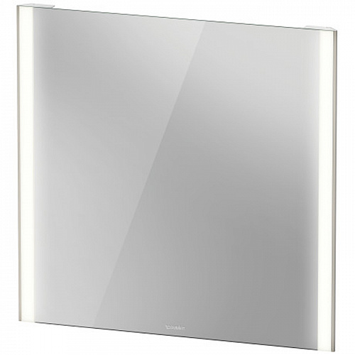 Duravit XViu Зеркало с подсветкой 82x80см, сенсорное управление, цвет: шампань матовый
