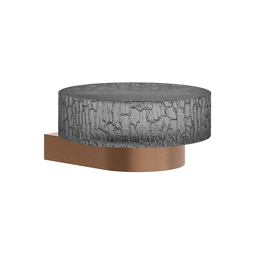Gessi Incastri Мыльница подвесная, цвет: Copper Br. PVD/Light Smoke