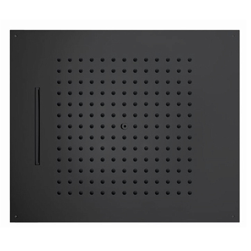 BOSSINI DREAM/2 Верхний душ 570 x 470 мм, 2 режима (дождь, каскад), цвет: черный матовый