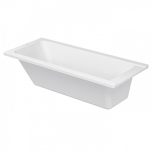 Duravit D-Code Ванна акриловая 160х70x40см, встраиваемая, с 1 наклоном для спины, выпуск в зоне ног, цвет: белый