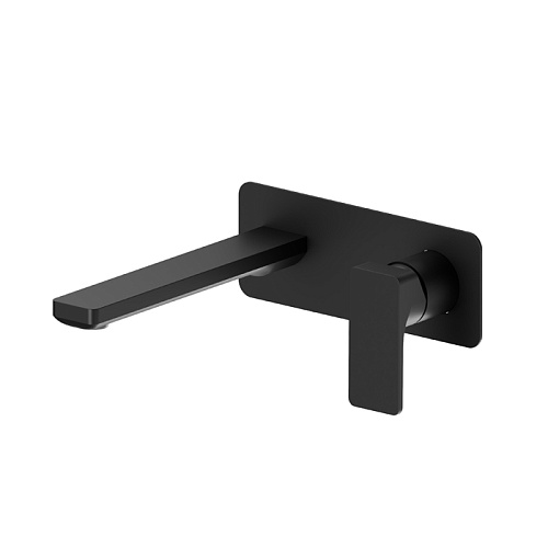 Newform B-Easy Смеситель для раковины, встраиваемый, внешняя часть, цвет: черный матовый